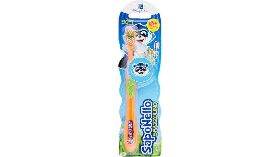 SapoNello Spazzolino soft 6 anni+