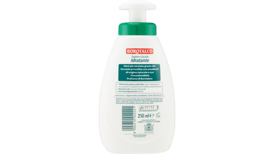 Borotalco sapone liquido - ml.250