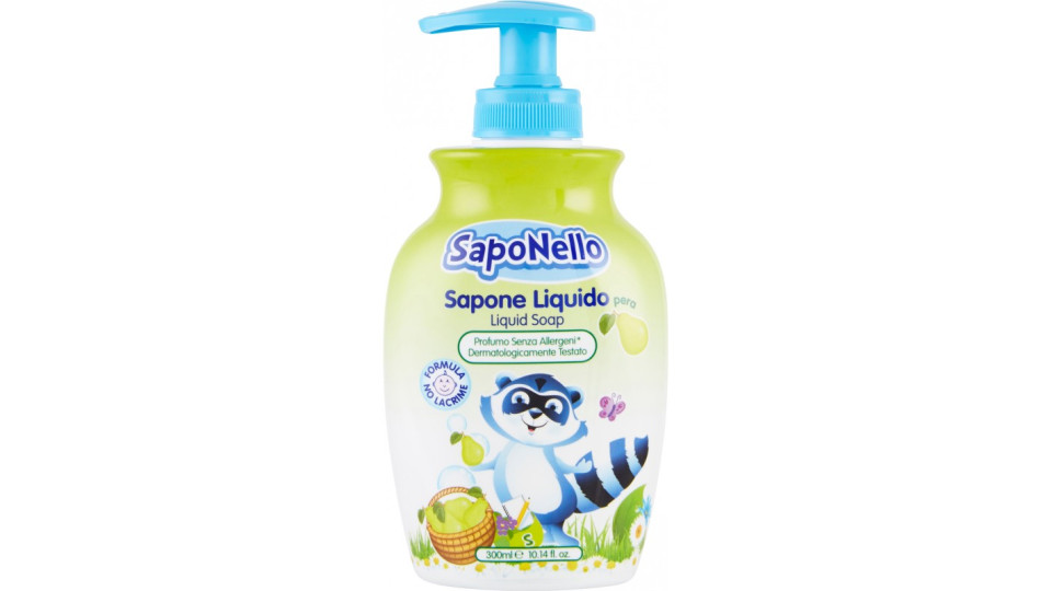 SapoNello Sapone Liquido pera 300 ml.