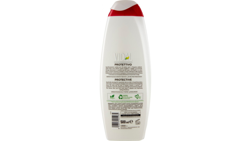 Vidal Detergente Corpo & Capelli Protettivo con...