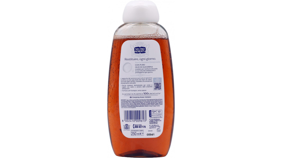 Roberts docciashampoo energizzante ml.250