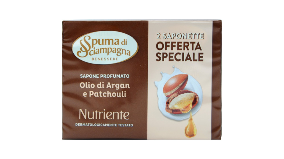 Spuma di Sciampagna Benessere Nutriente Sapone Profumato Olio...