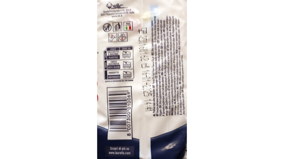 Laurella bio cotone ultra notte con ali pezzi 10