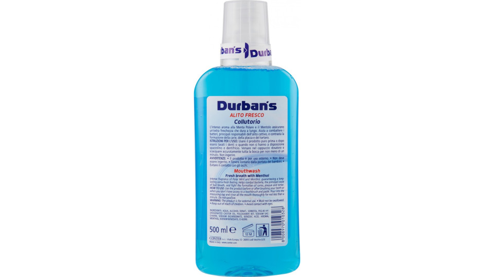 Durbans colluttorio alito fresco - ml.500