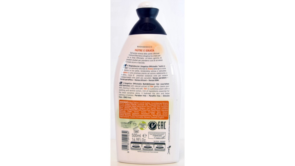 Angelica bagno avena officinale ml.500