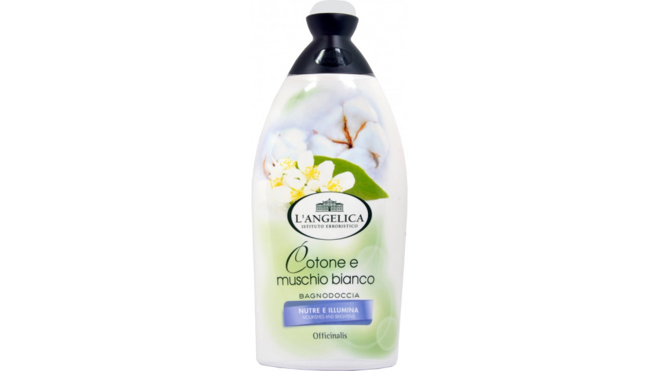 L'angelica bagno cotone e muschio bianco ml.500