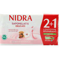 Nidra Saponette con latte di Mandorla 3 x 90 g