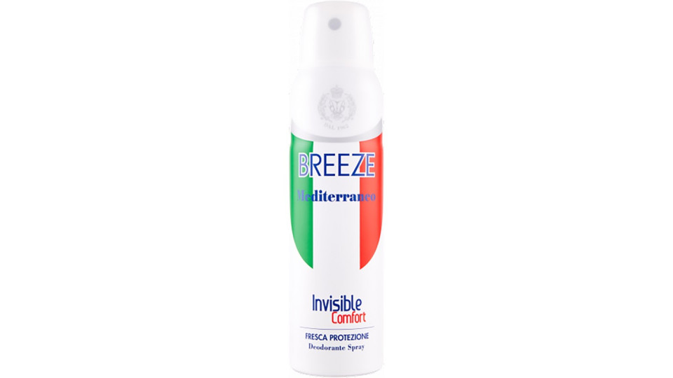 Breeze deodorante spray mediterraneo ml.150