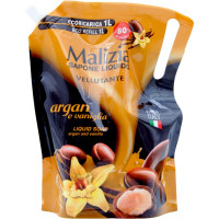 Malizia busta Sapone Liquido argan e vaniglia ml.1000