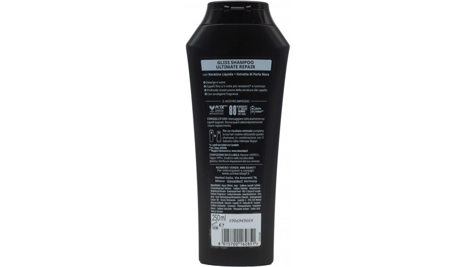 Gliss Ultimate Repair Shampoo Riparatore 250 ml