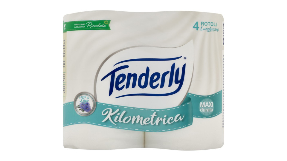 Tenderly la Carta Igienica Fior di Lino 4 pz