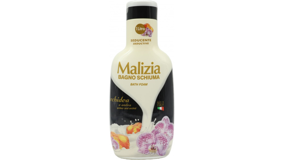 Malizia Bagno Schiuma orchidea e ambra lt.1