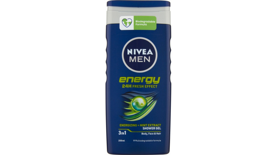 Nivea Men energy 24H Fresh Effect Shower Gel 250 ml