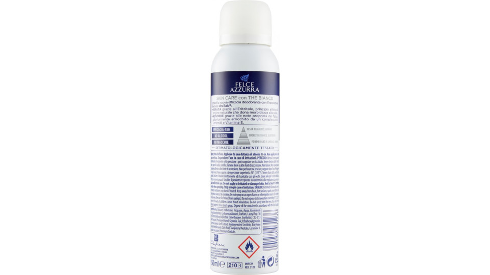Felce Azzurra Deo Spray Skin Care 150 ml