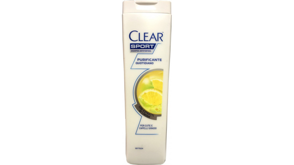 Clear shampo sport purificante ml.225