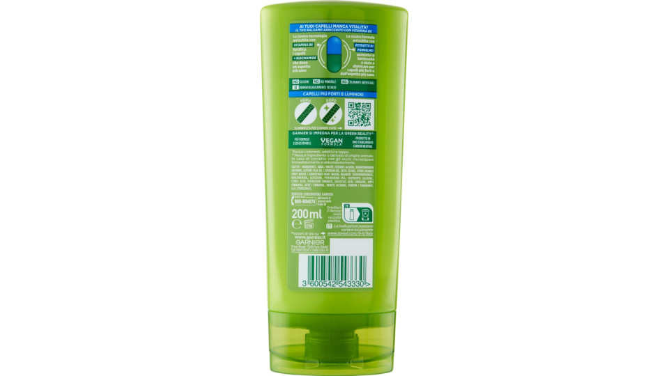 Garnier Fructis Balsamo Forti & Brillanti, per capelli...