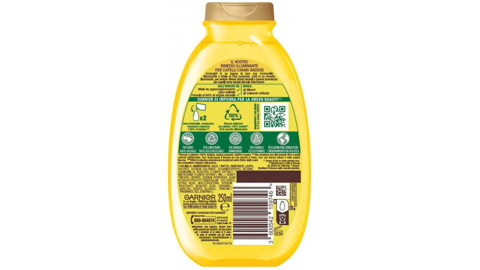 Garnier Ultra Dolce Shampoo all'estratto di Camomilla e...