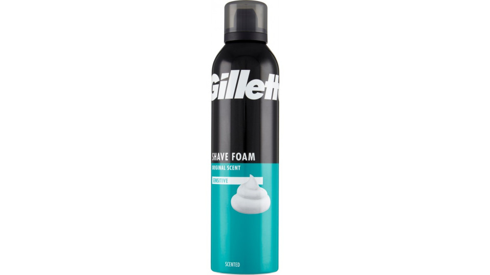 Gillette Schiuma da Barba da Uomo Sensitive con Profumo...
