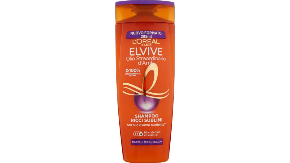 L'Oréal Paris Shampoo Elvive Olio Straordinario Ricci...