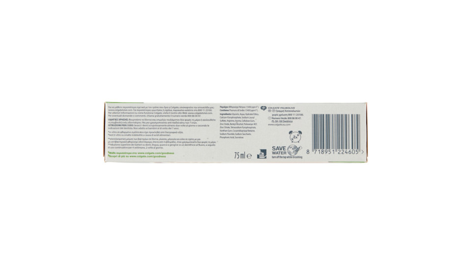 Colgate dentifricio Total Original protezione completa 24h, 75 ml