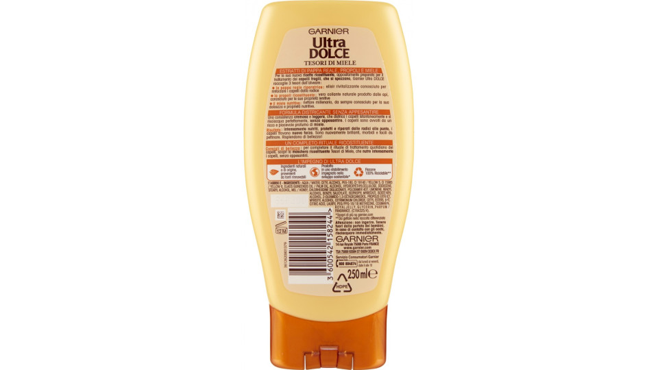 Garnier Ultra Dolce Balsamo Tesori di Miele con Pappa...