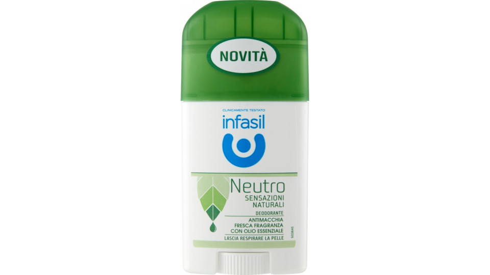 nfasil Deostick Neutro Sensazioni Naturali Olio Essenziale 40 ml
