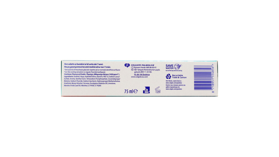 Colgate dentifricio sbiancante Max White Cristalli Bianchi 75 ml