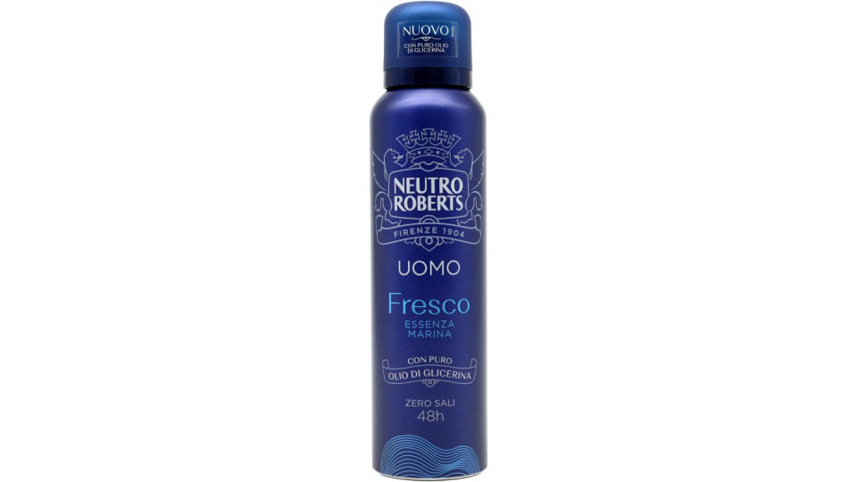Neutro Roberts uomo fresco essenza marina Deo Spray 150 ml.