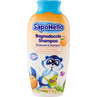 SapoNello Bagnodoccia Shampoo albicocca 400 ml.