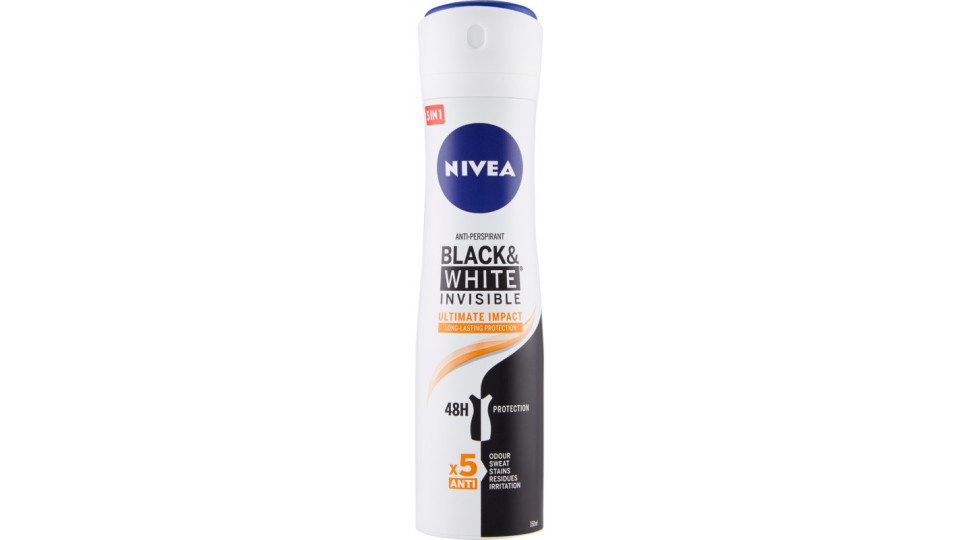Nivea Anti-Perspirant Black&White Invisible Ultimate...