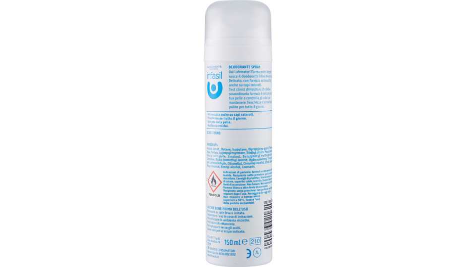 Infasil deo spray neutro - ml.150