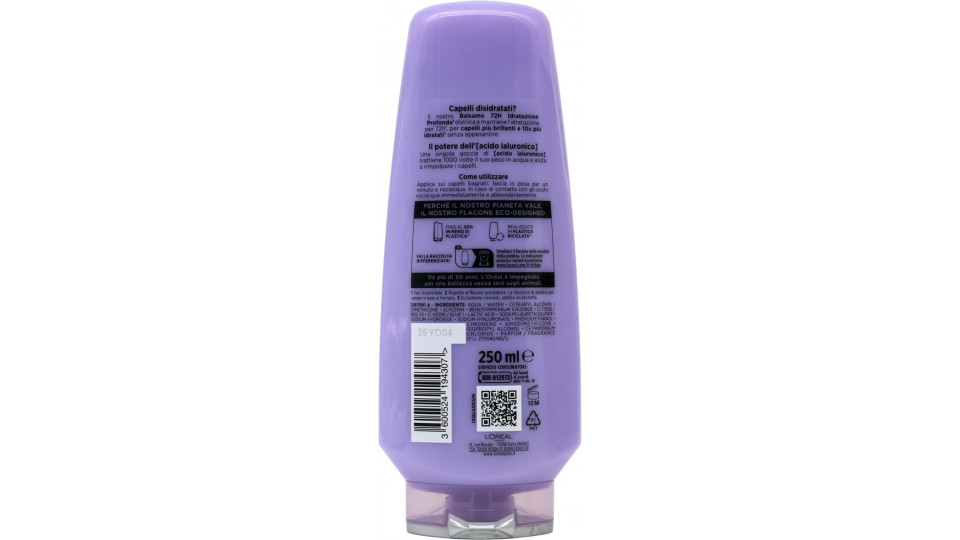 Elvive Balsamo con Acido Ialuronico, 250ml