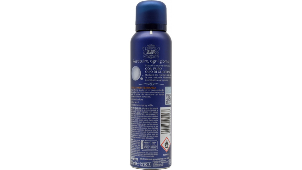Neutro Roberts Uomo Fresco Essenza Mediterranea 150 ml