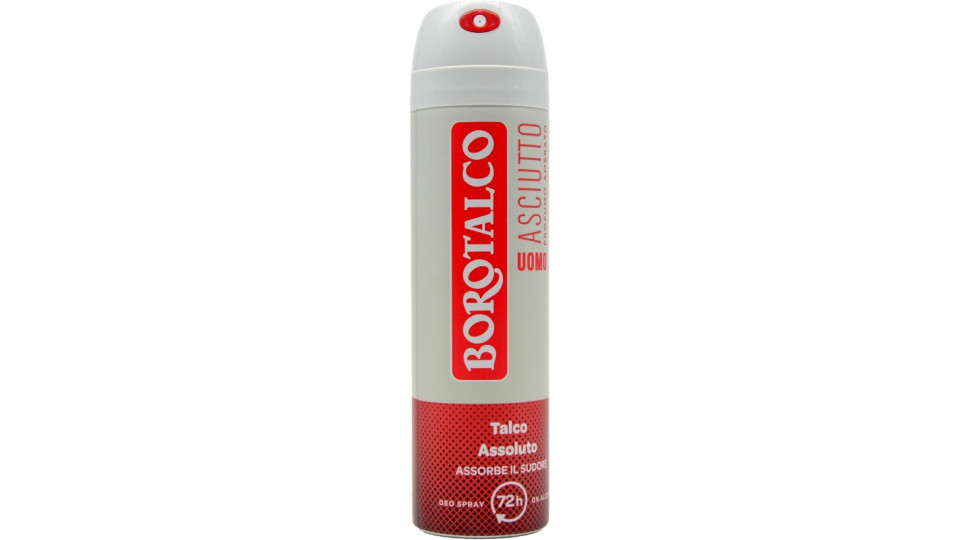 Borotalco deo spray uomo profumo ambrato 150 ml