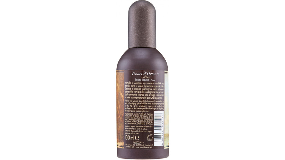 Tesori d'oriente edt vaniglia zenzero - ml.100