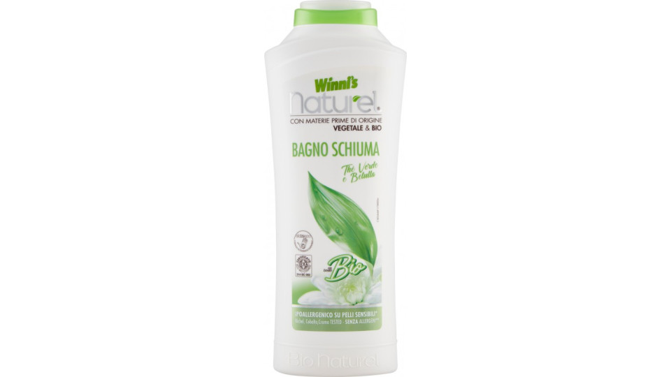 Winni's Naturel Bagno Schiuma Thè Verde e Betulla 500 ml
