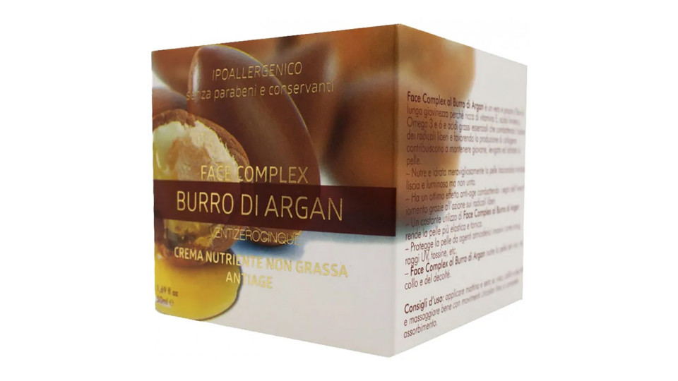 Complex crema viso burro argan ml.50