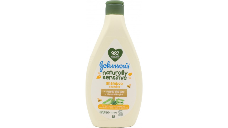Johnson's naturally sensitive shampoo 395 ml