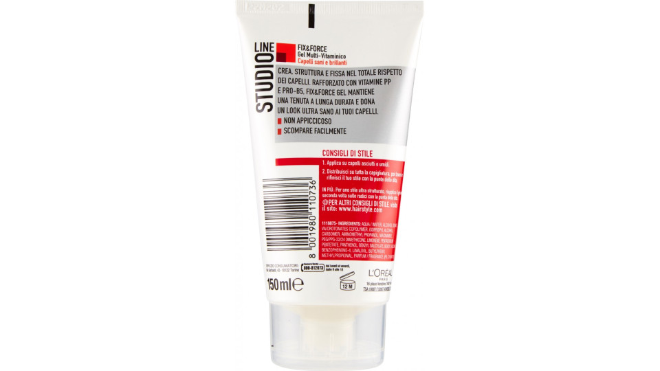 L'Oréal Paris Studio Line Fix&Force 8 Gel...