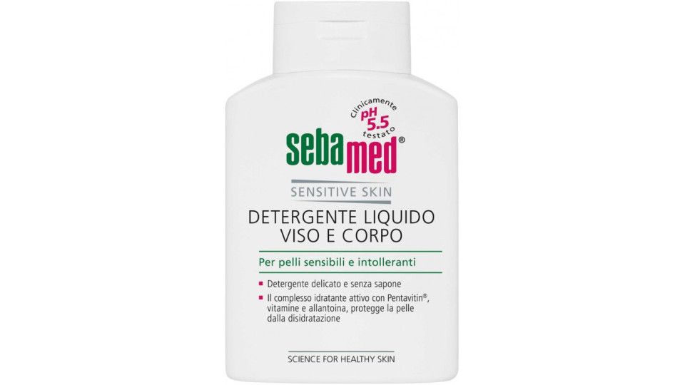 Sebamed detergente liquido viso e corpo ml.200