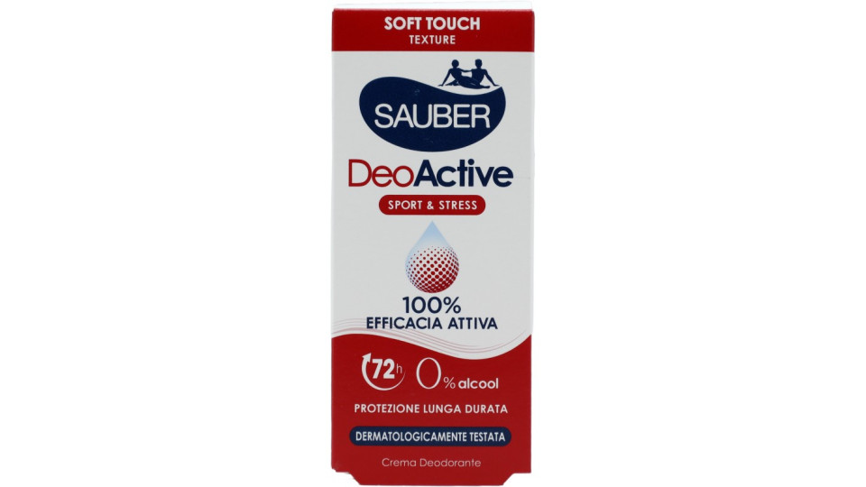 Sauber DeoActive Sport & Stress 100% Efficacia Attiva 35 ml