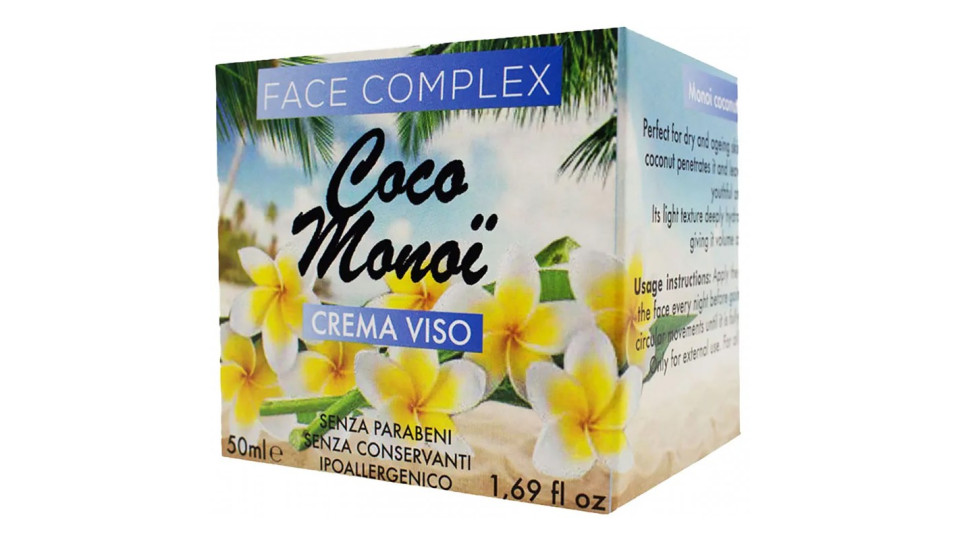 Complex crema viso coco monoi ml.50