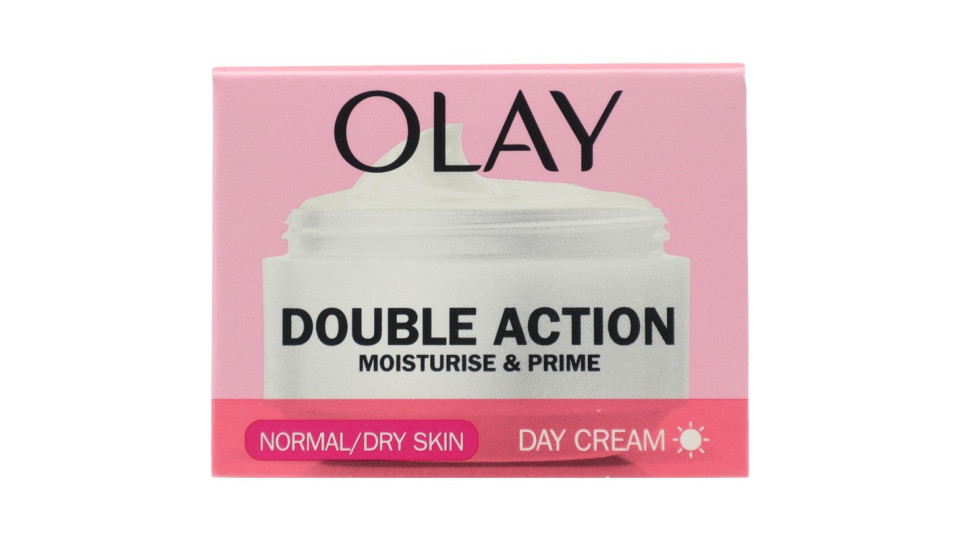 Olay Crema Viso Giorno Idratante & Primer Double Action -...