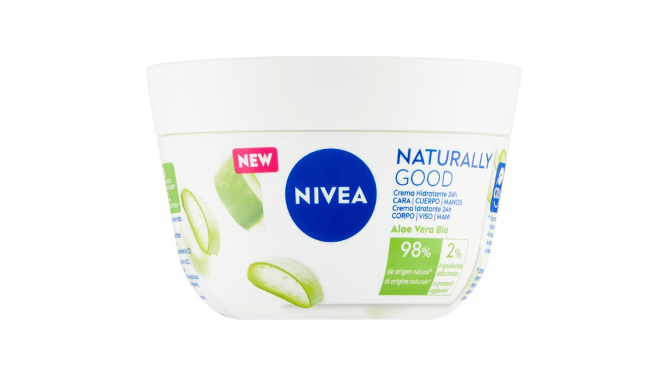 Nivea Naturally Good Crema Idratante 24h Aloe Vera Bio 200 ml