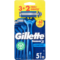 Gillette Sensor3 Comfort Rasoio da Uomo Usa e Getta - 3 rasoi...