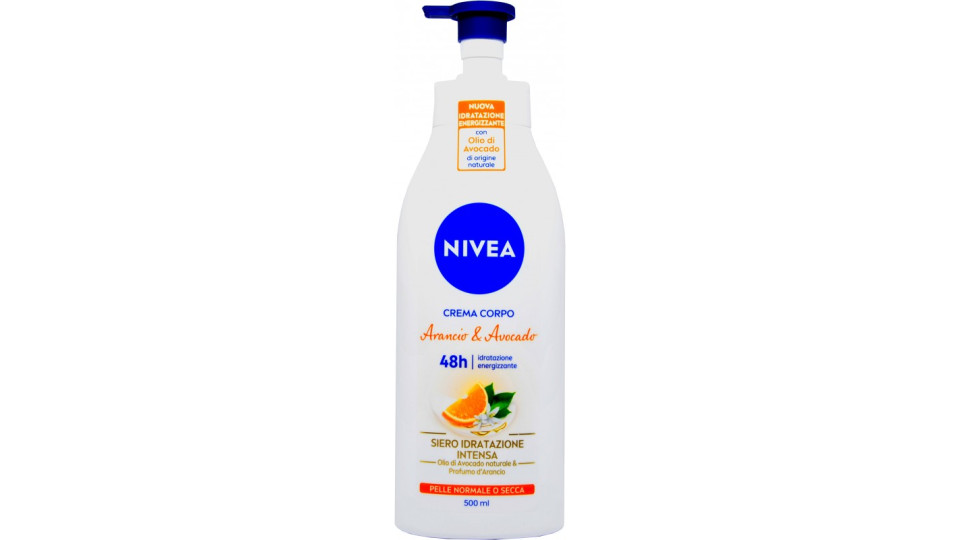 Nivea body arancio & avocado ml.500
