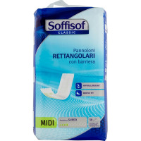 Soffisof Classic Pannoloni Rettangolari con barriera Midi 30 pz