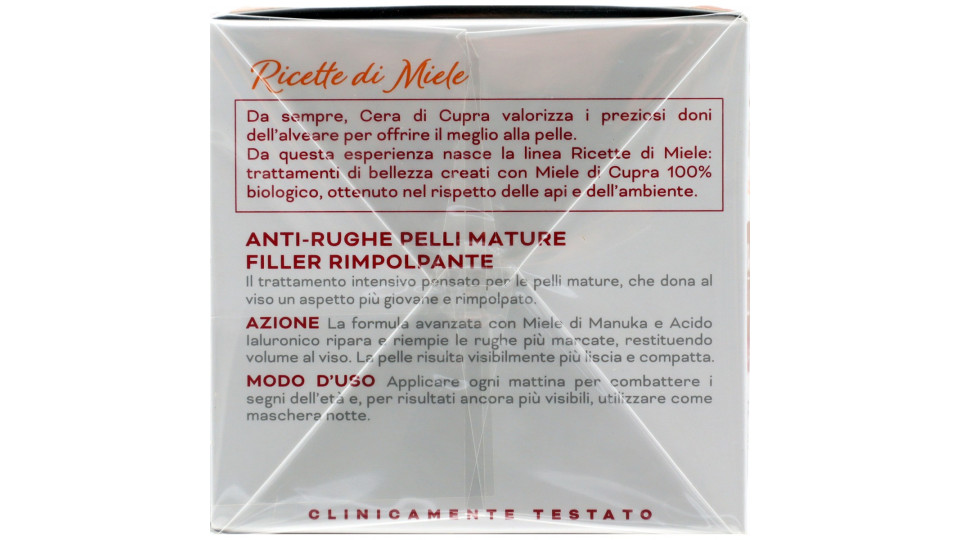 Cera di Cupra crema anti rughe filler rimpolpante ml.50
