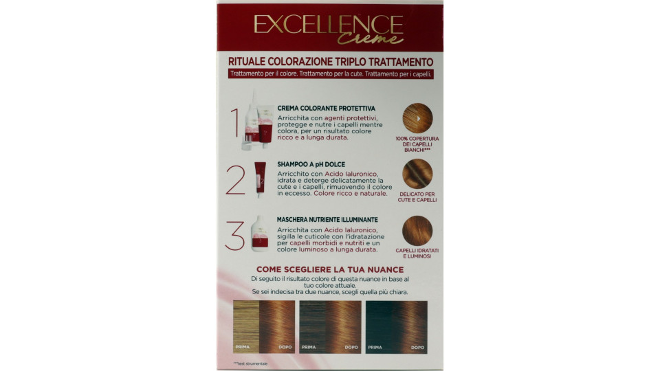 L'Oreal excellence n.7,43 biondo rame dorato