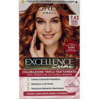 L'Oreal excellence n.7,43 biondo rame dorato